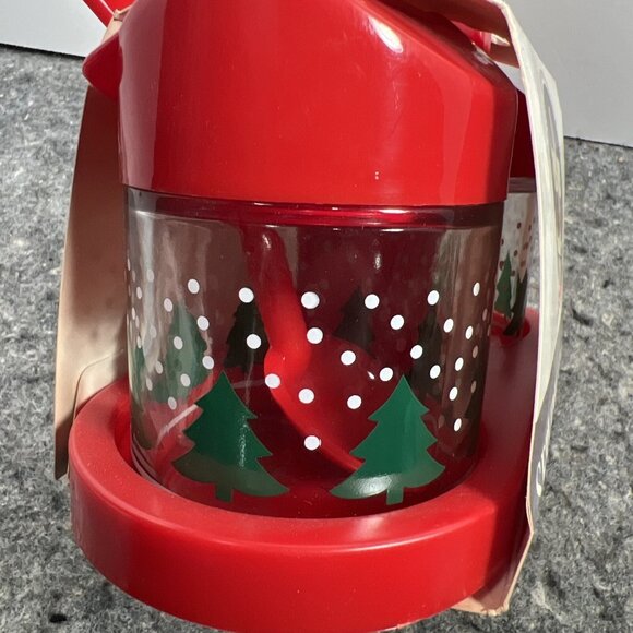 Vtg Gemco Holidays Condiment Jelly Jam Sauce Serving Caddy Set Spoon Glass NOS - Picture 5 of 12